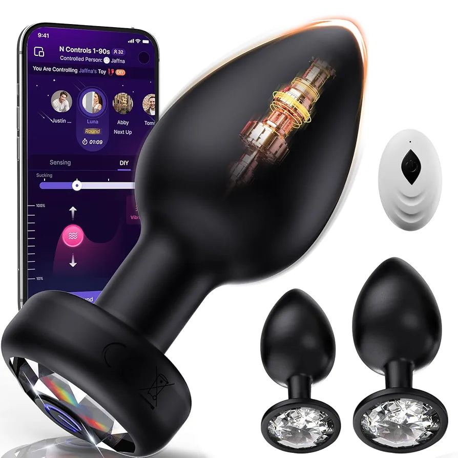 3 pc 10 Frequency Anal Vibrator, Wireless Remote Butt Plug, Adult Toys, Sex Toys, Sexy Toys, Adult Masturbation Products