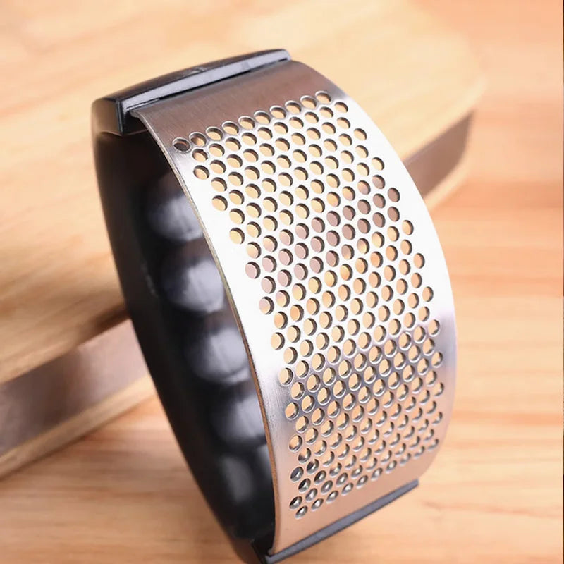 Stainless Steel Garlic Press Garlic Crusher