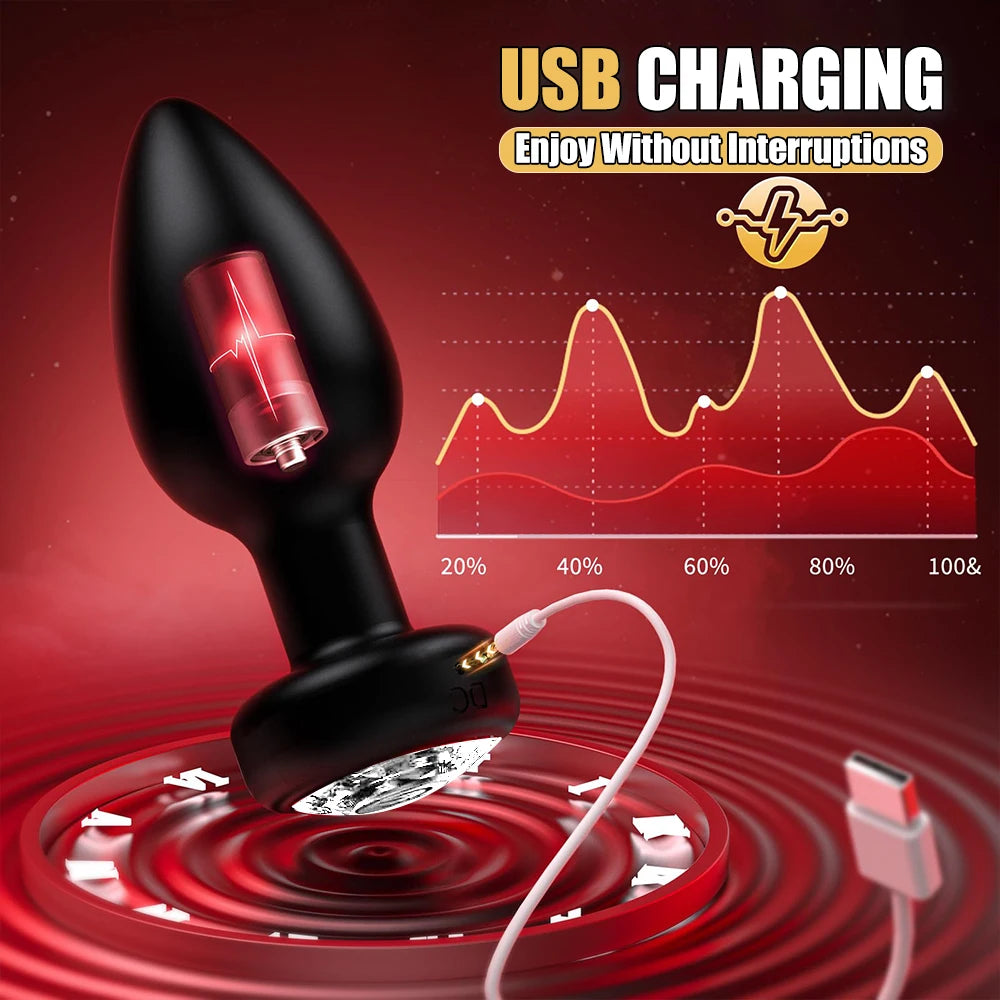 3 pc 10 Frequency Anal Vibrator, Wireless Remote Butt Plug, Adult Toys, Sex Toys, Sexy Toys, Adult Masturbation Products
