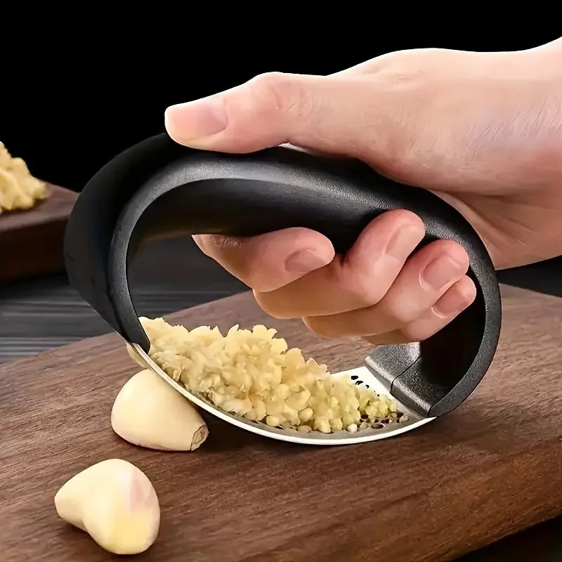 Stainless Steel Garlic Press Garlic Crusher