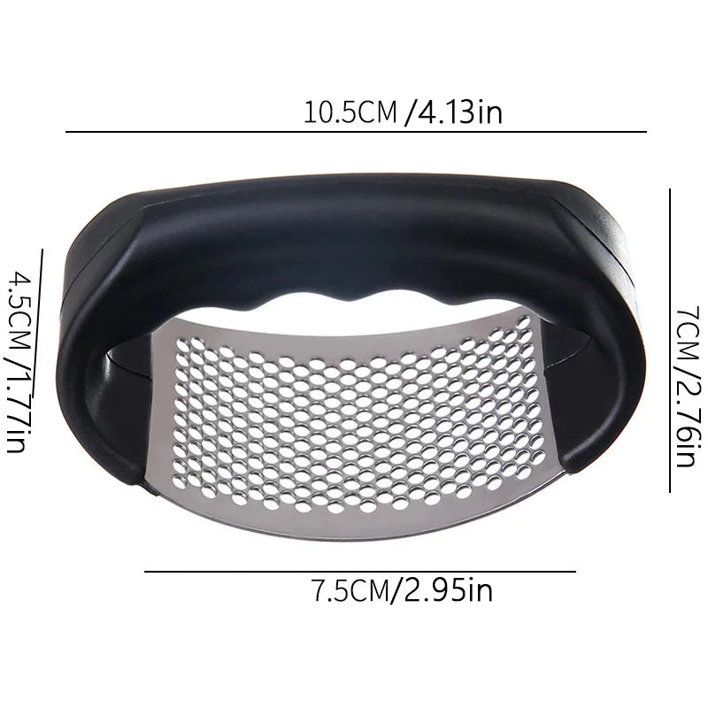 Stainless Steel Garlic Press Garlic Crusher
