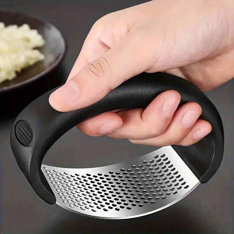 Stainless Steel Garlic Press Garlic Crusher