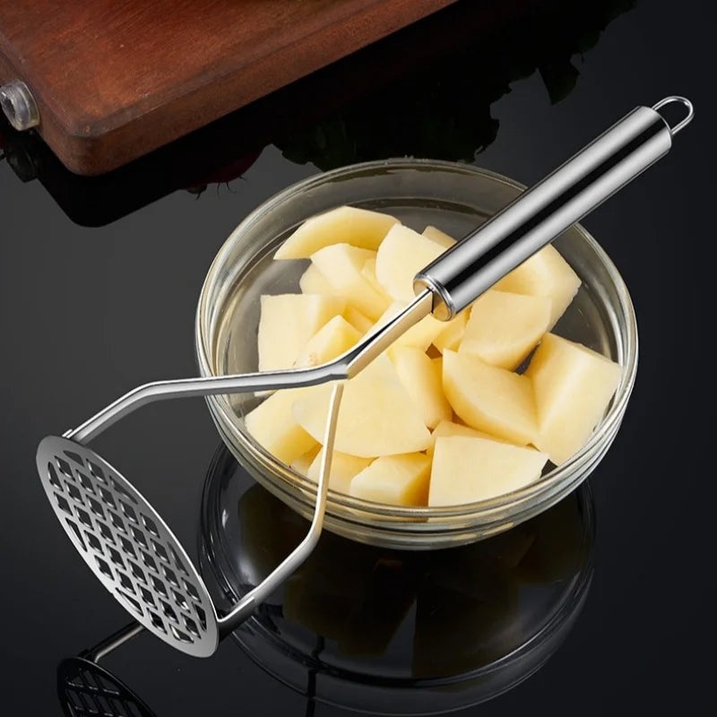 Potato Masher, Stainless Steel Potato Masher for Delicious Meals
