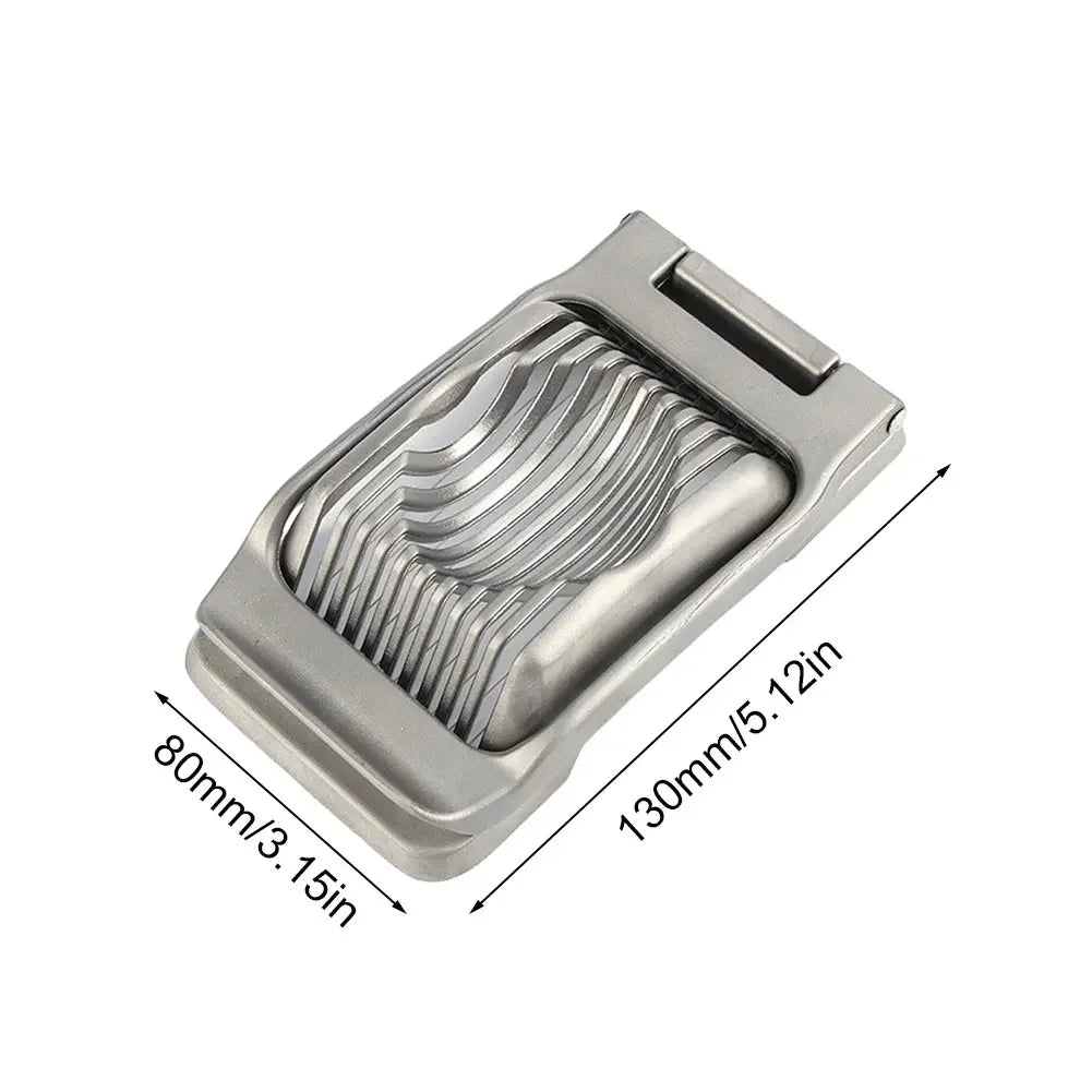 Egg Slicer with Stainless Steel Wire Heavy Duty Egg Cutter Mushroom Tomato Ham Kitchen Chopper for Hard Boiled Eggs
