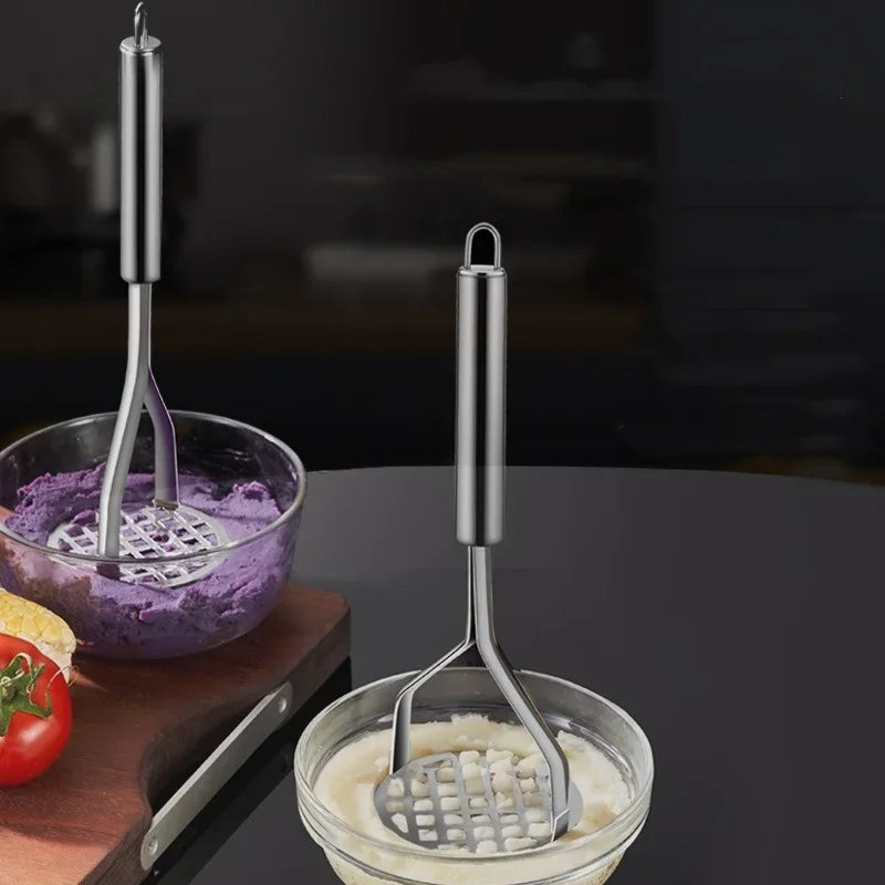 Potato Masher, Stainless Steel Potato Masher for Delicious Meals
